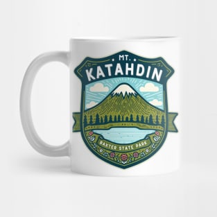 Mount Katahdin, Mt. Katahdin, Appalachian Trail - Baxter State Park, Maine, Georgia to Maine, Gift, Merch, Apparel, Present, Souvenir, Shirt, Hoodie, Hat, Sticker Mug